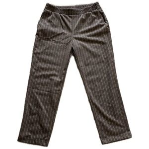 Women’s Striped Brown Pants